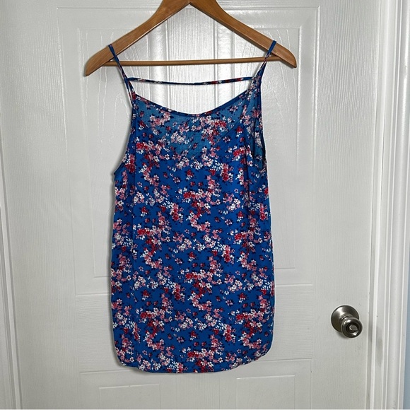 Pixley Floral Tank Top L – Boho Cami Summer Top Made in USA - Picture 5 of 7